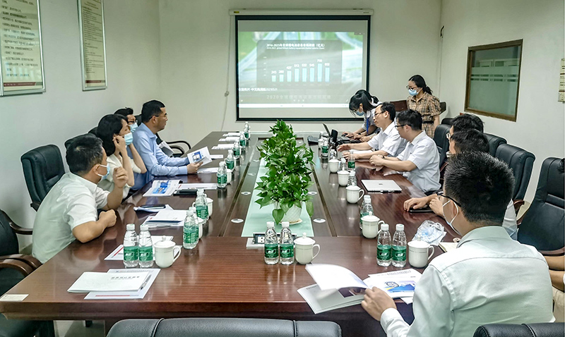 龙岗区委常委、组织部部长王清科一行调研走访hahabet科技