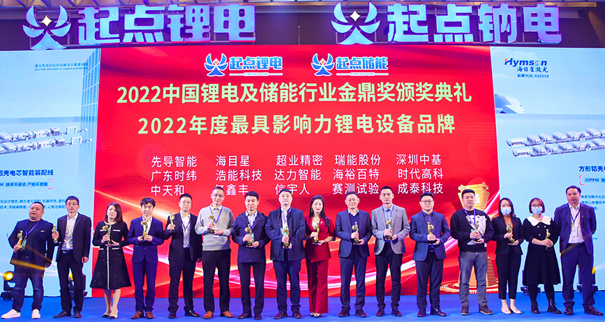 hahabet荣获中国最具影响力锂电设备品牌“金鼎奖”并发表“SDC涂布机与双碳政策”主题演讲